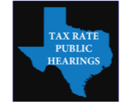 state of tx with text tax hearing