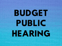 Budget public hearing