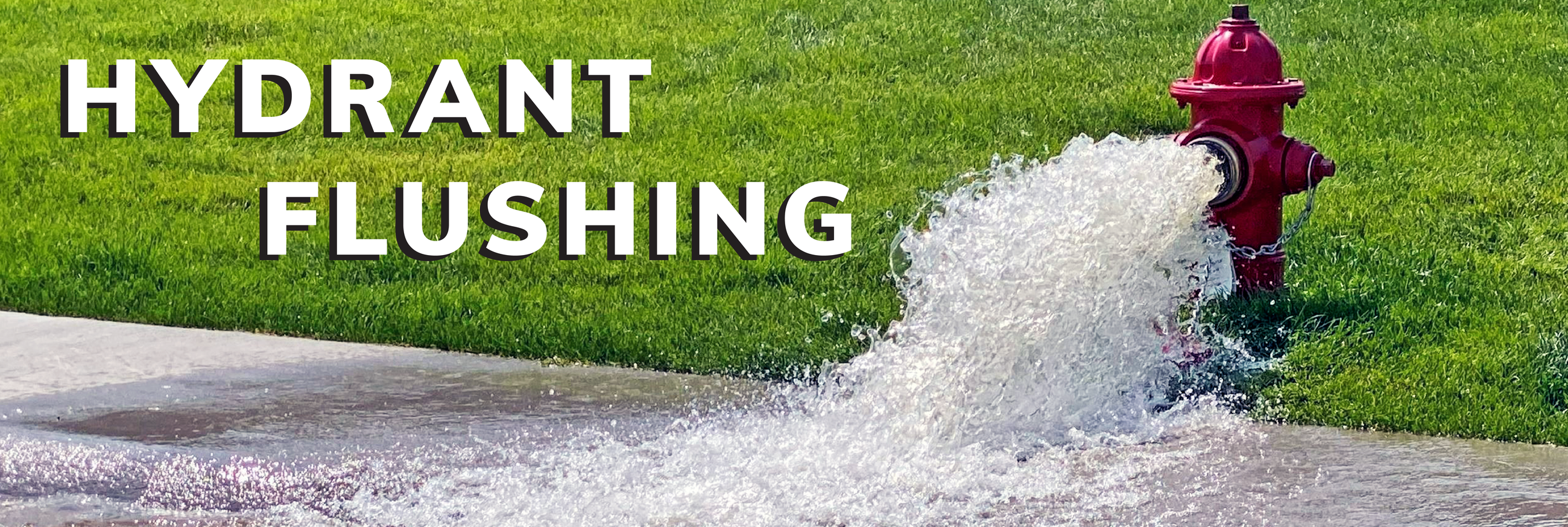 fire hydrant with water getting flushed out